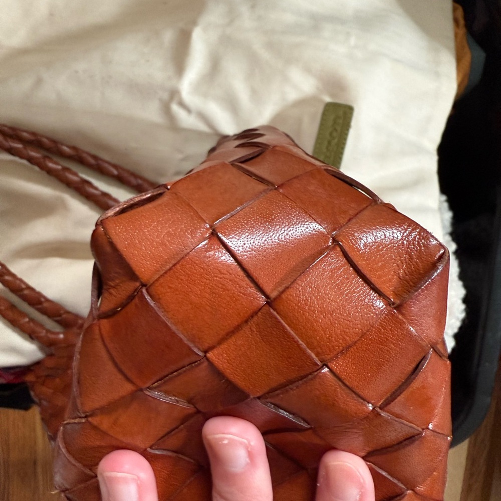 Dragon Diffusion Santa Croce Small Tan Bag - Picture 10 of 14